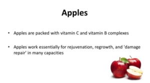 apples and reverse aging