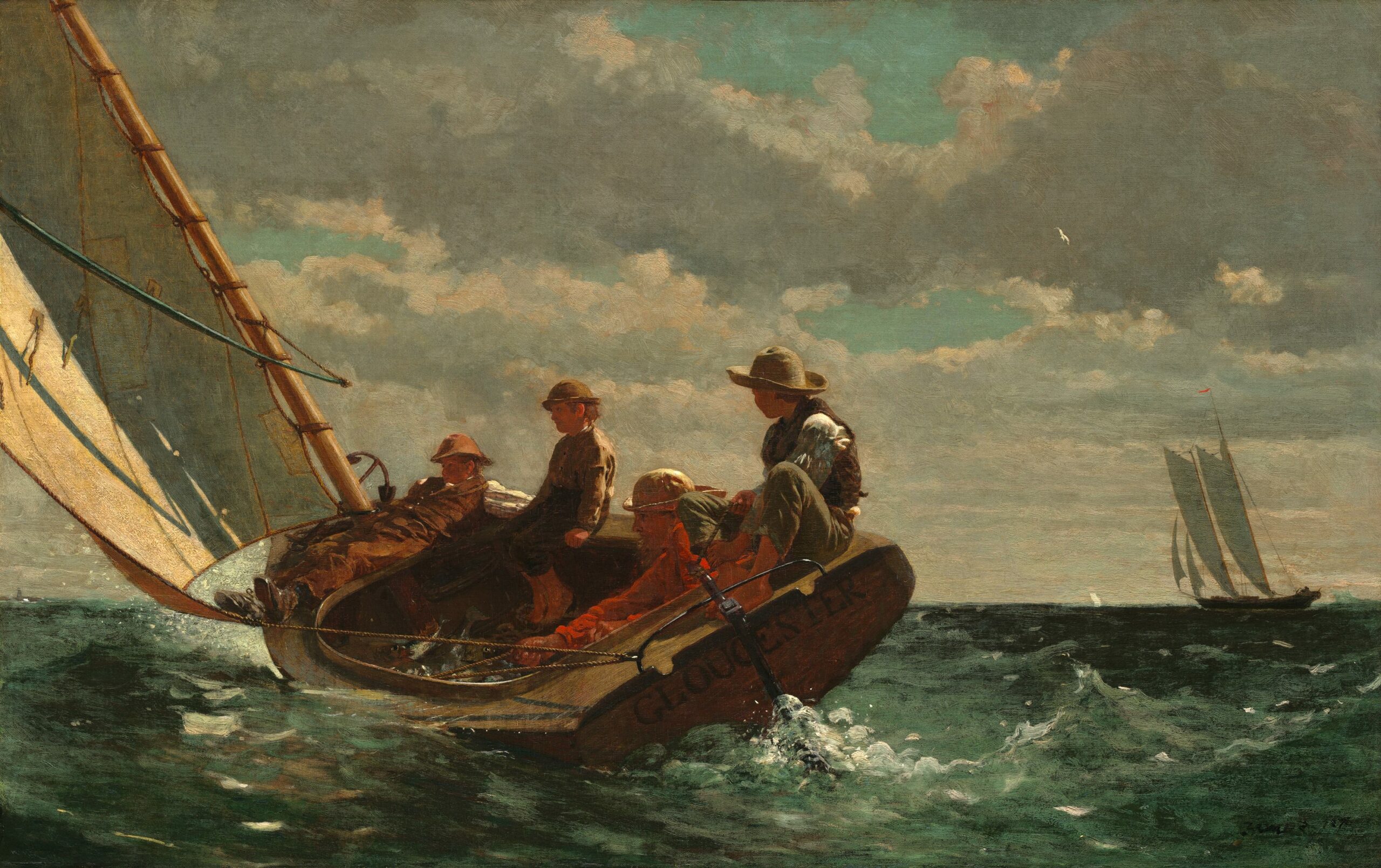 Breezing Up by Winslow Homer
