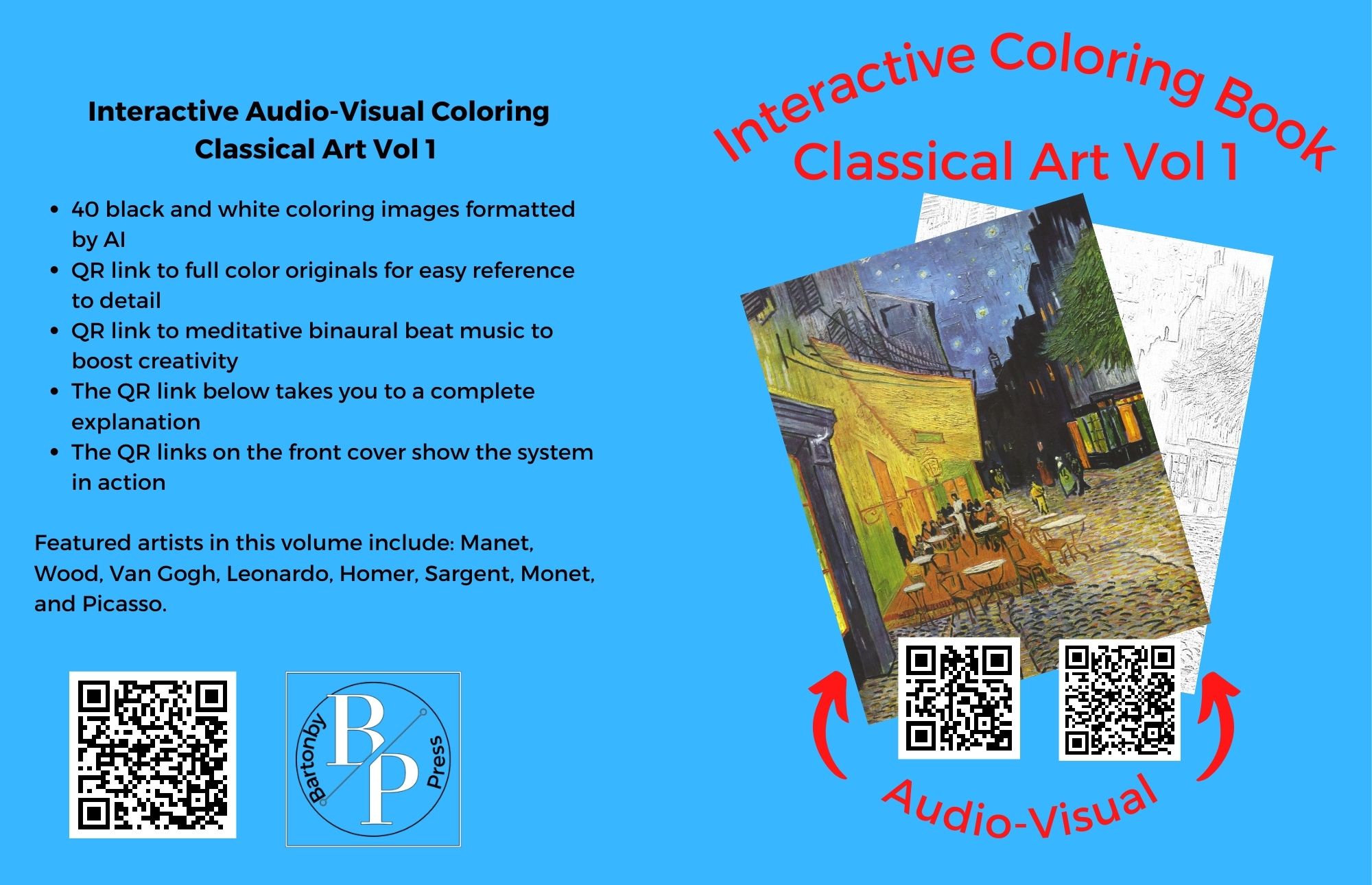 Coloring Classical Art Book Cover