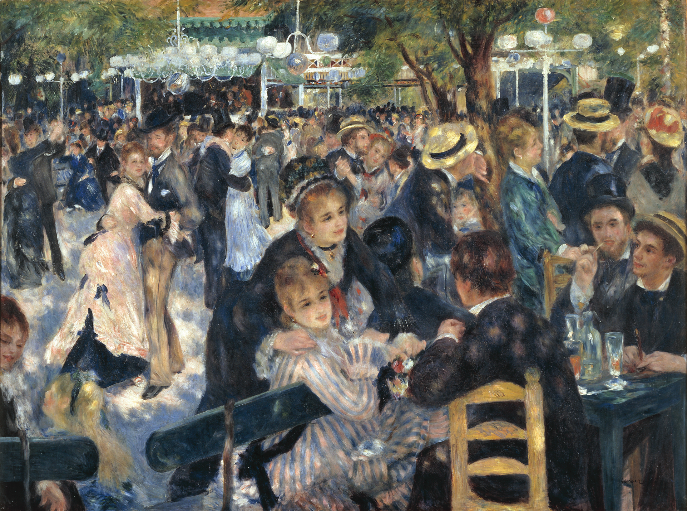 Dance at Le Moulin De La Galette - Pierre-Auguste Renoir