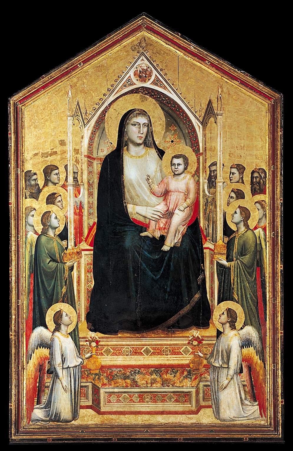 Enthroned Madonna - Giotto di Bondone