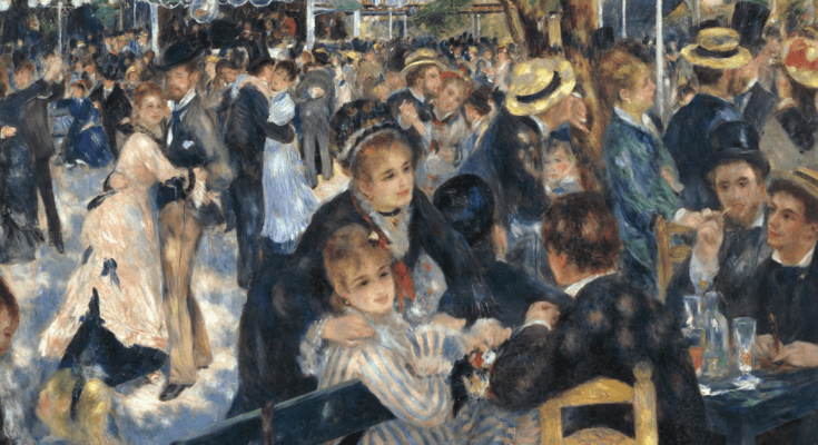 Dance at Le Moulin De La Galette by Pierre-Auguste Renoir
