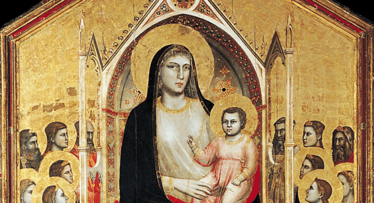 Enthroned Madonna - Giotto di Bondone