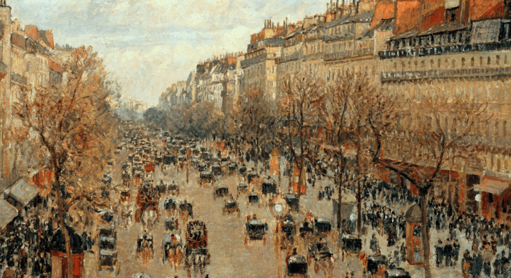Boulevard Montmartre - Camille Pissarro