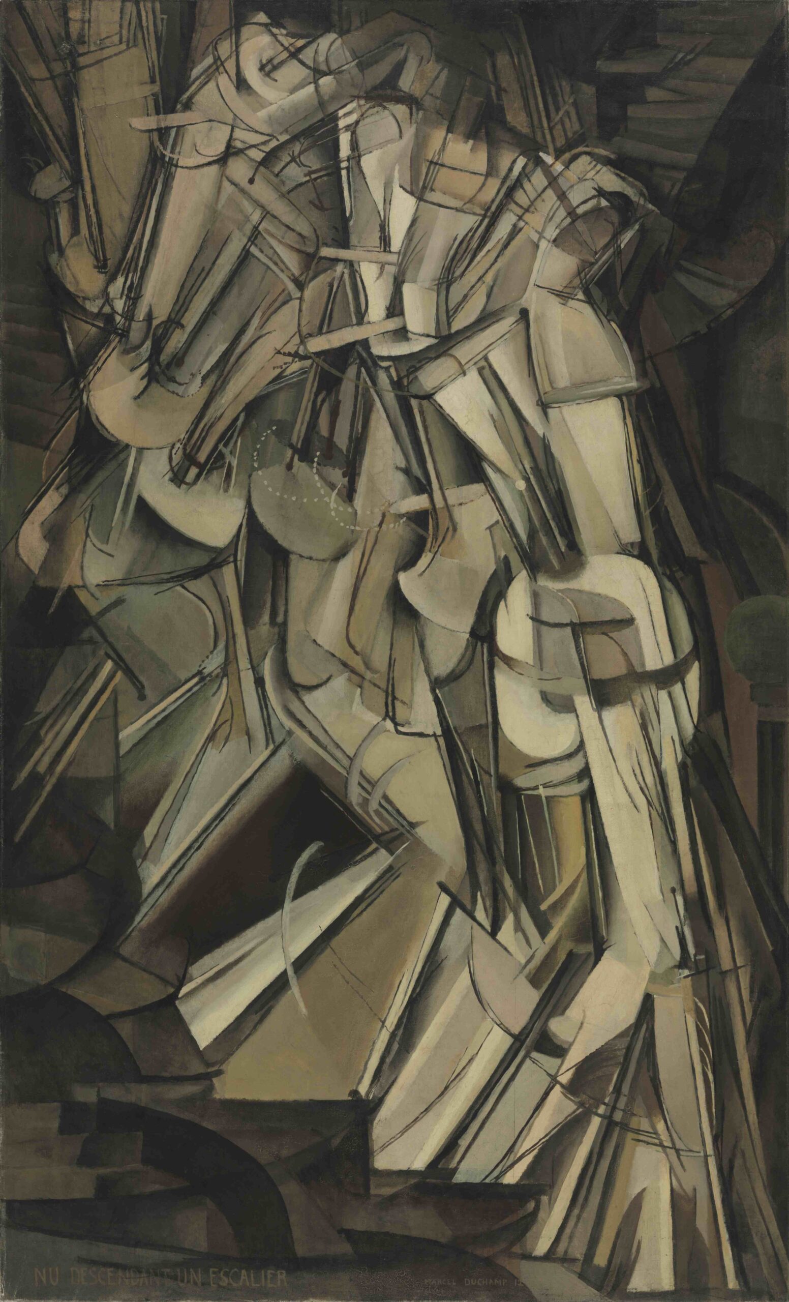 Nude Descending a Staircase, No. 2 - Marcel Duchamp