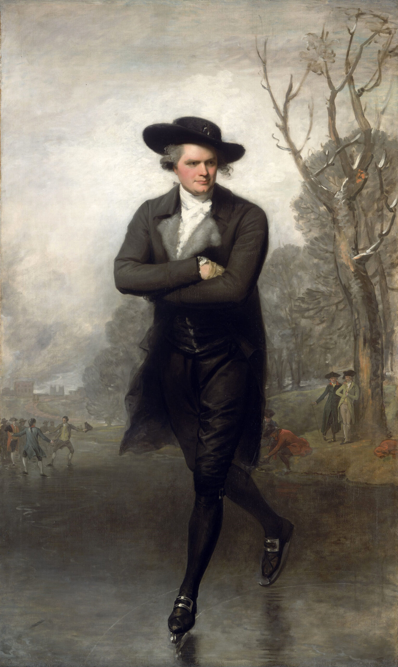 Portrait of a Gentleman Skating - Gilbert Stuart
