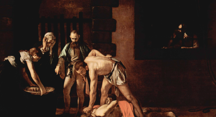 The Beheading of John the Baptist - Caravaggio