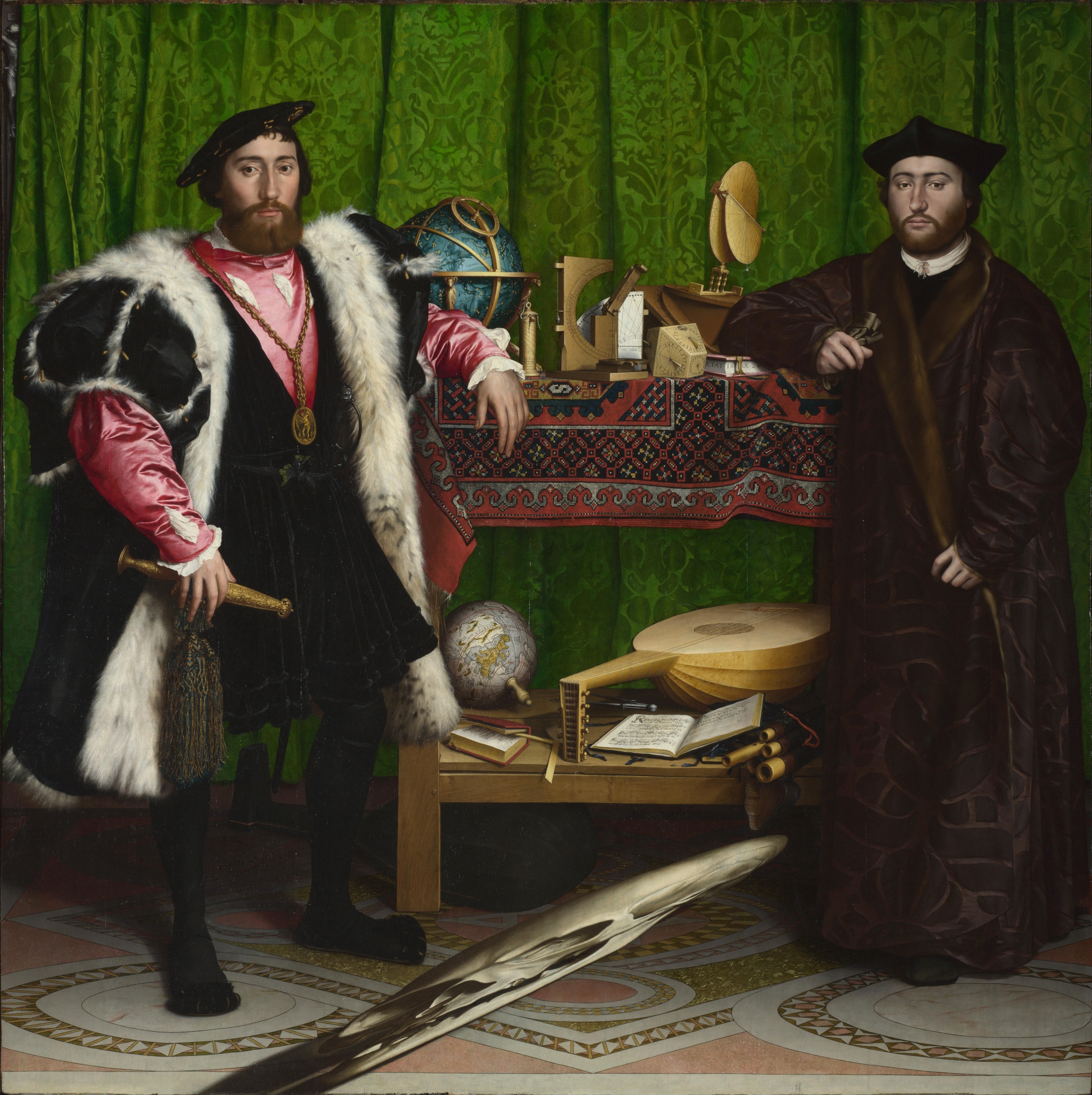 The Ambassadors - Hans Holbein the Younger