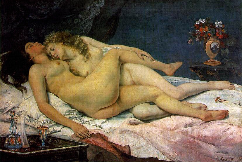 The Sleepers - Gustave Courbet