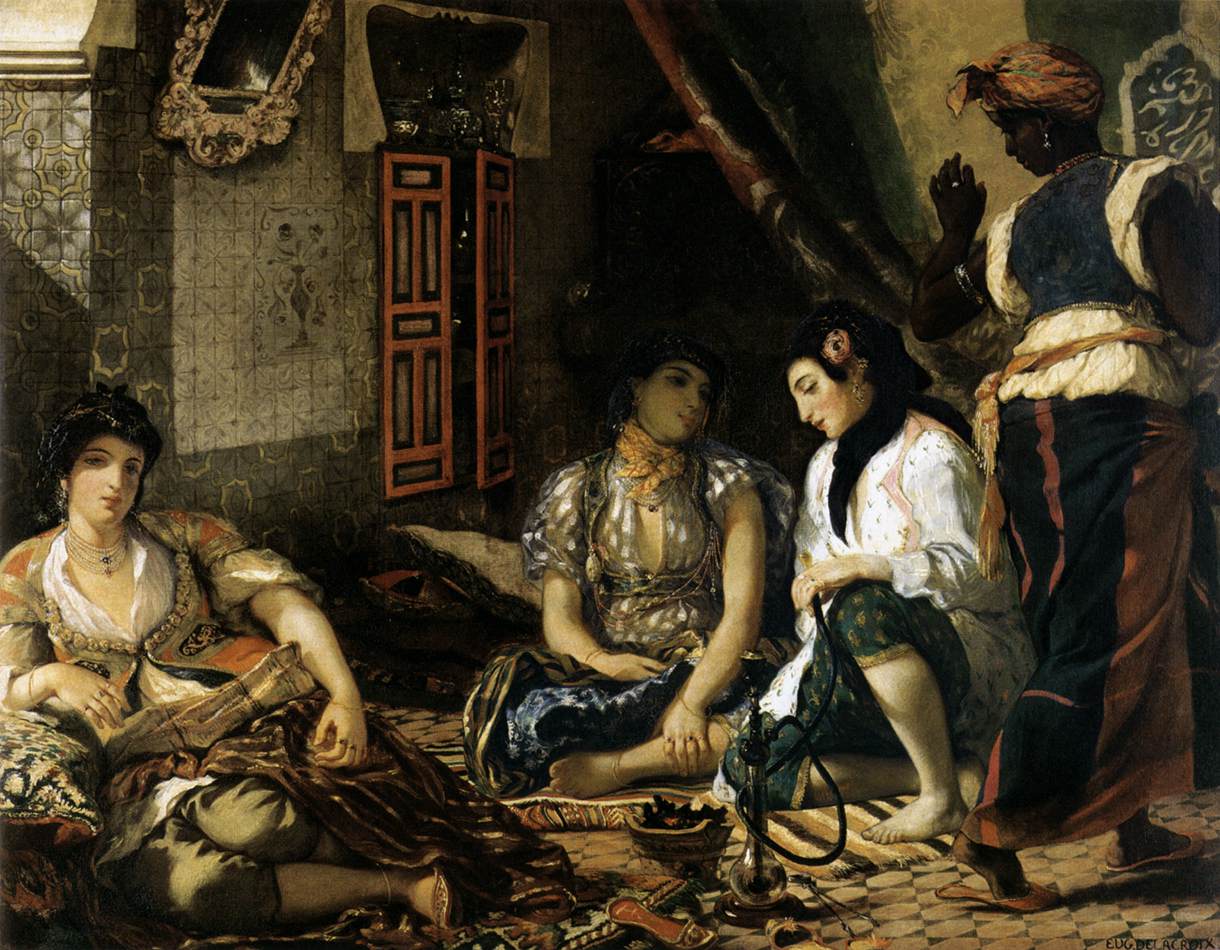 The Women of Algiers in Their Apartment - Eugène Delacroix