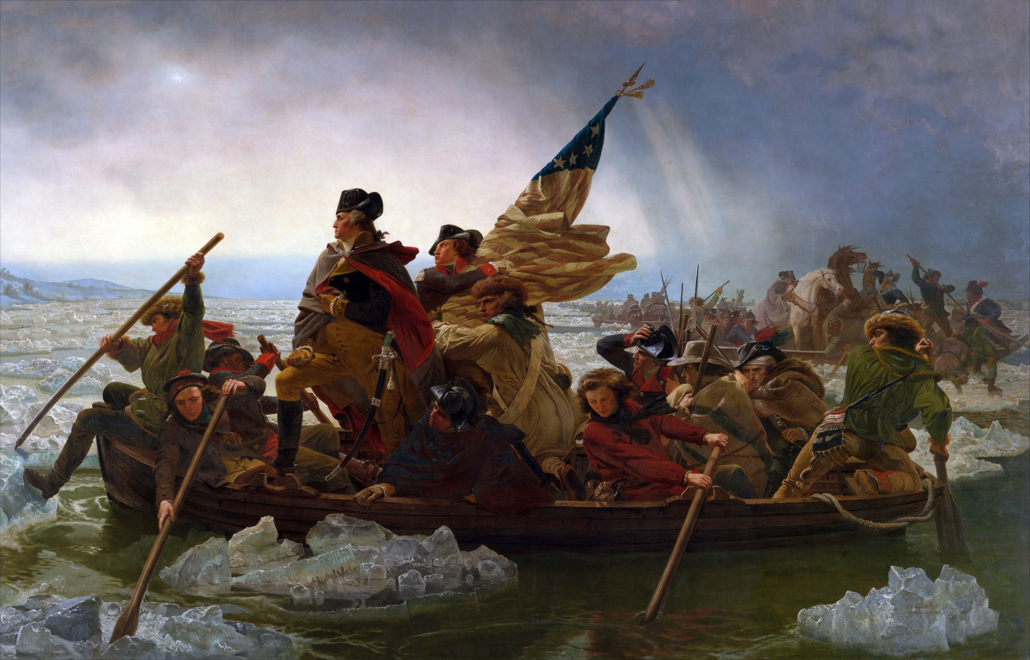 Washington Crossing the Delaware - Emanuel Gottlieb Leutze