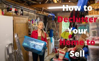 how to declutter your home to sell